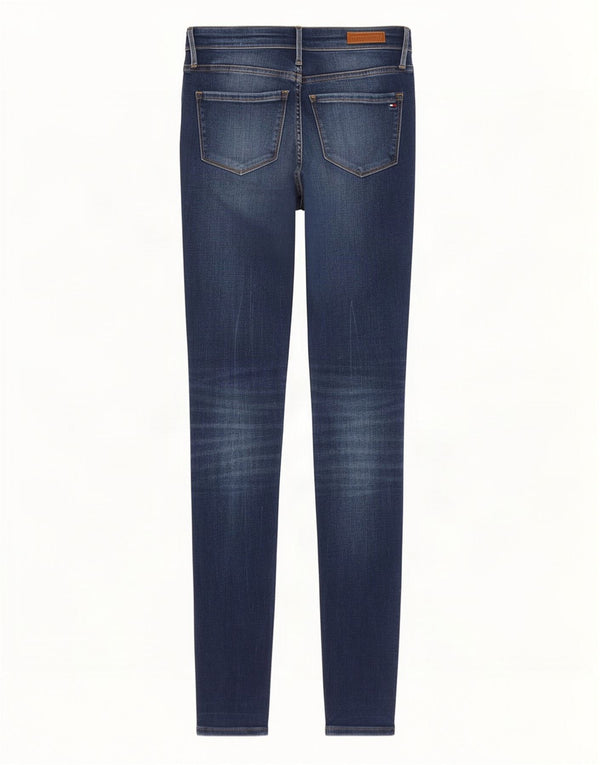 Blugi Tommy Hilfiger pentru femei Como Skinny W25 L30, bumbac bleumarin
