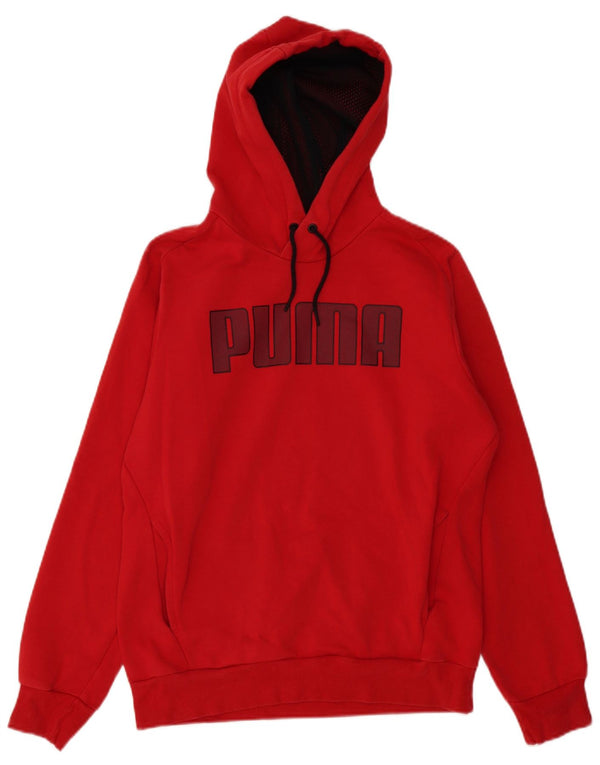 Pulover pentru bărbați Puma Graphic Hoodie Jumper mic, roșu, bumbac