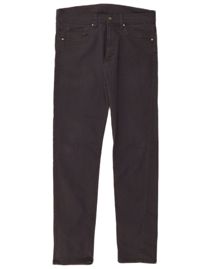CARHARTT Pantaloni slim casual pentru bărbați W33 L32 bumbac bleumarin