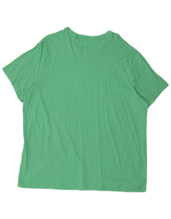 Nike Mens Graphic T-Shirt Top 2XL Green Cotton