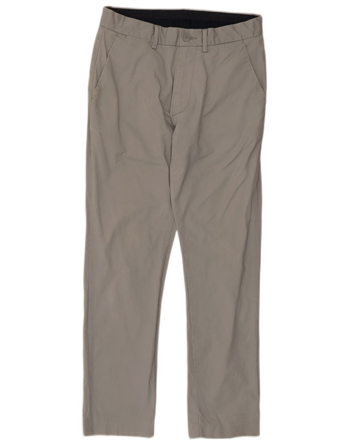 Pantaloni chino slim pentru bărbați Marks & Spencer L30 L29 bumbac gri