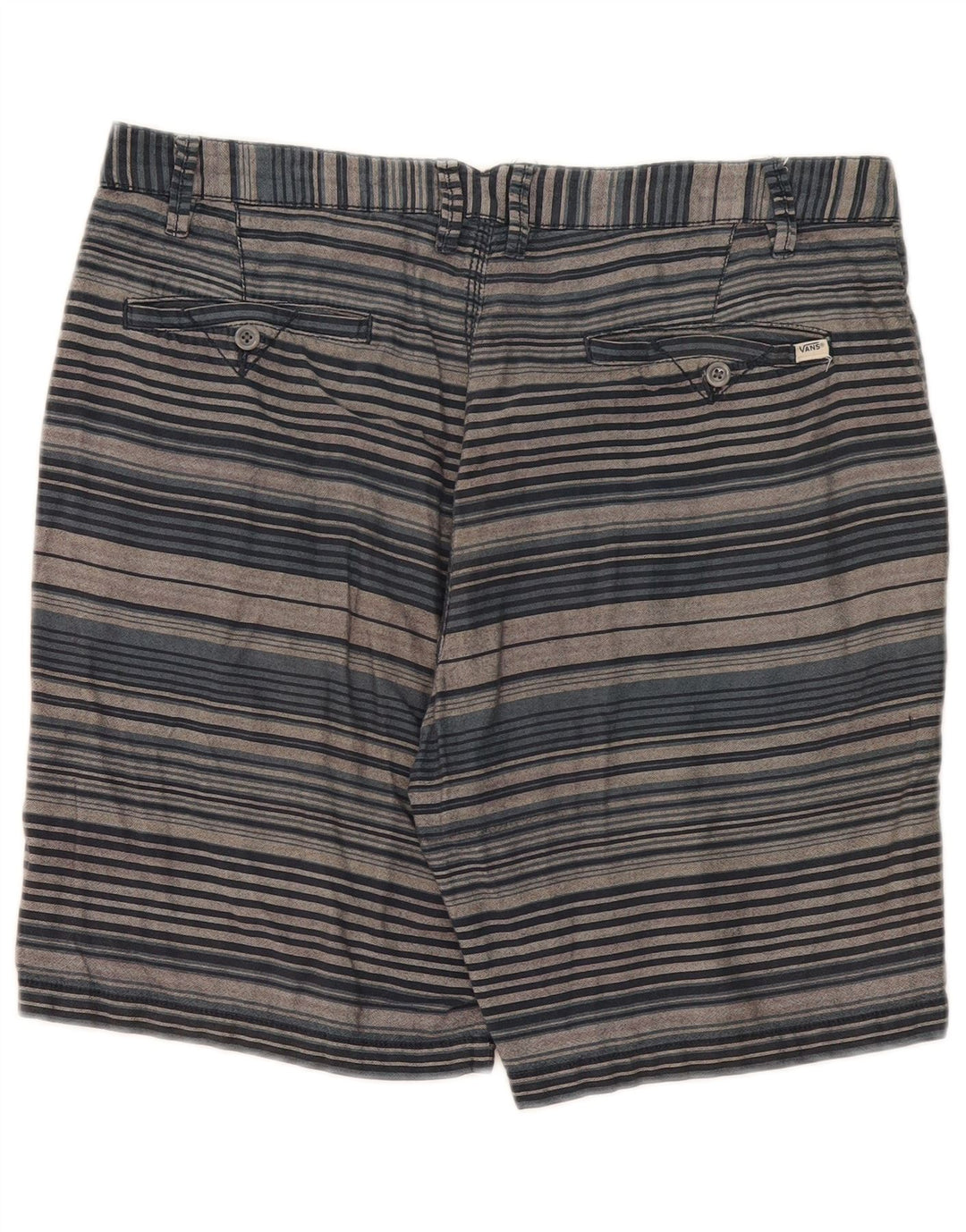 Pantaloni scurți casual pentru bărbați Vans W34, bumbac cu dungi albastre mari