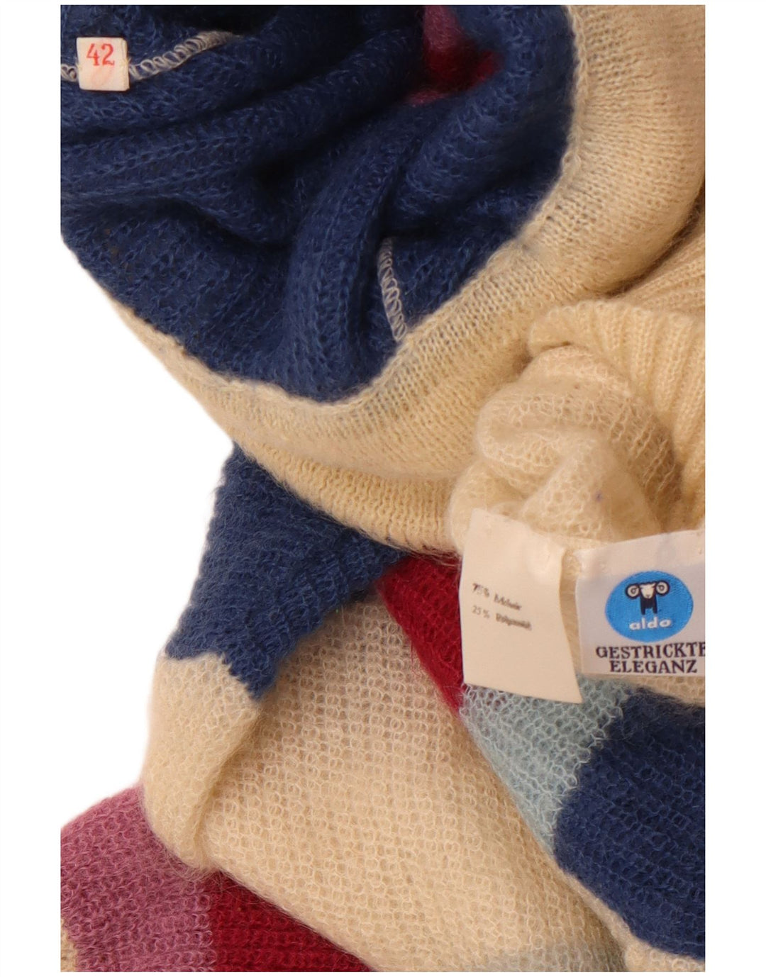 Pulover pentru damă ALDO cu gât rulat, cu dungi mari, multicolore, EU 42