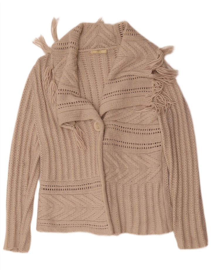 Pulover cardigan pentru femei Marks & Spencer UK 14 mare, gri acrilic