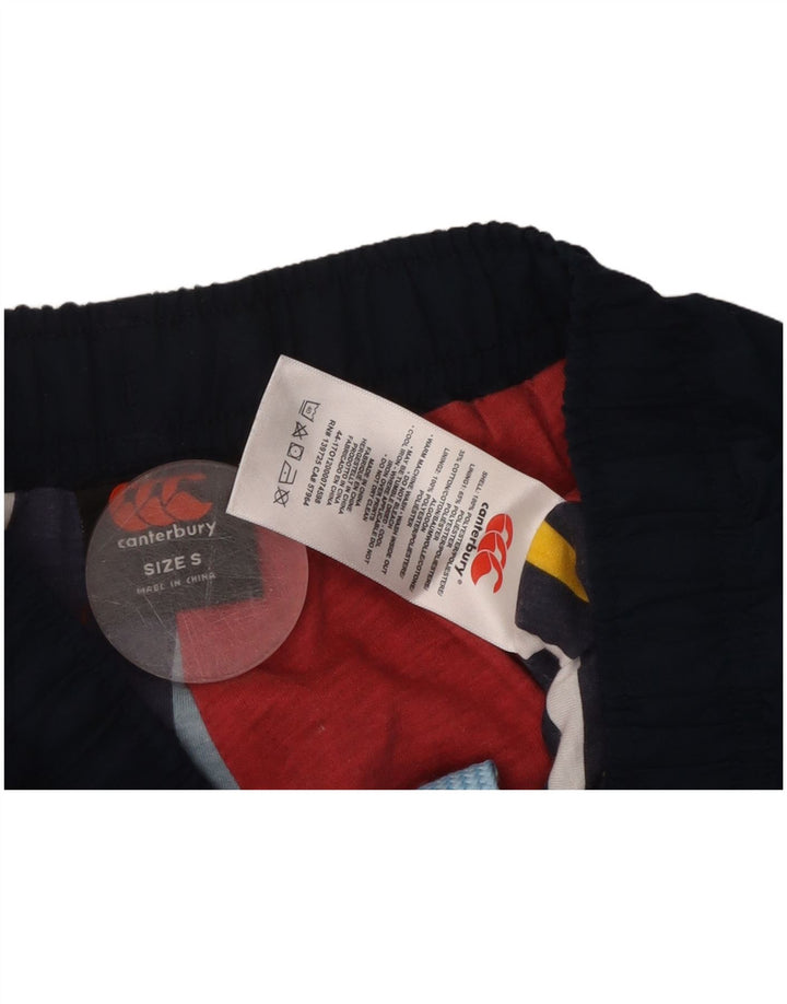 CANTERBURY Pantaloni de trening grafic pentru bărbați, poliester mici, albastru