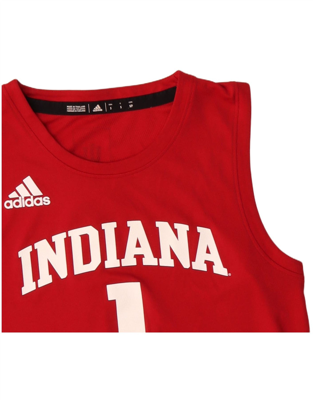 ADIDAS Indiana Graphic Vest Top pentru bărbați, poliester roșu mic