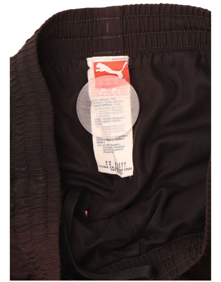 Pantaloni de trening PUMA pentru băieți 15-16 ani poliester negru