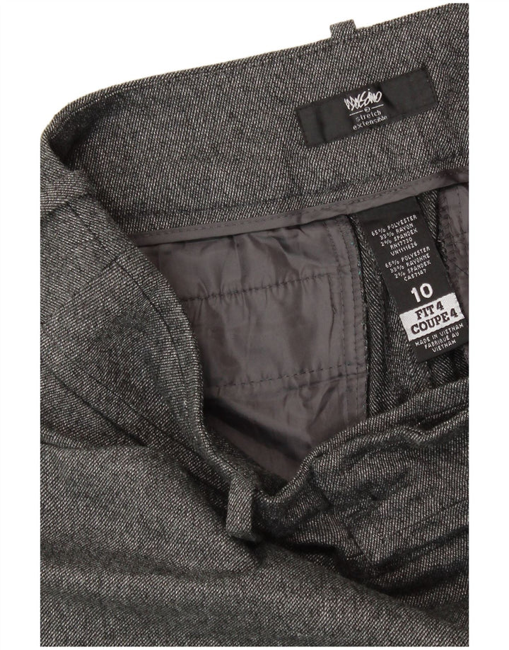 Pantaloni tăiați drept pentru femei MOSSIMO US 10 Medium W30 L25 Gri