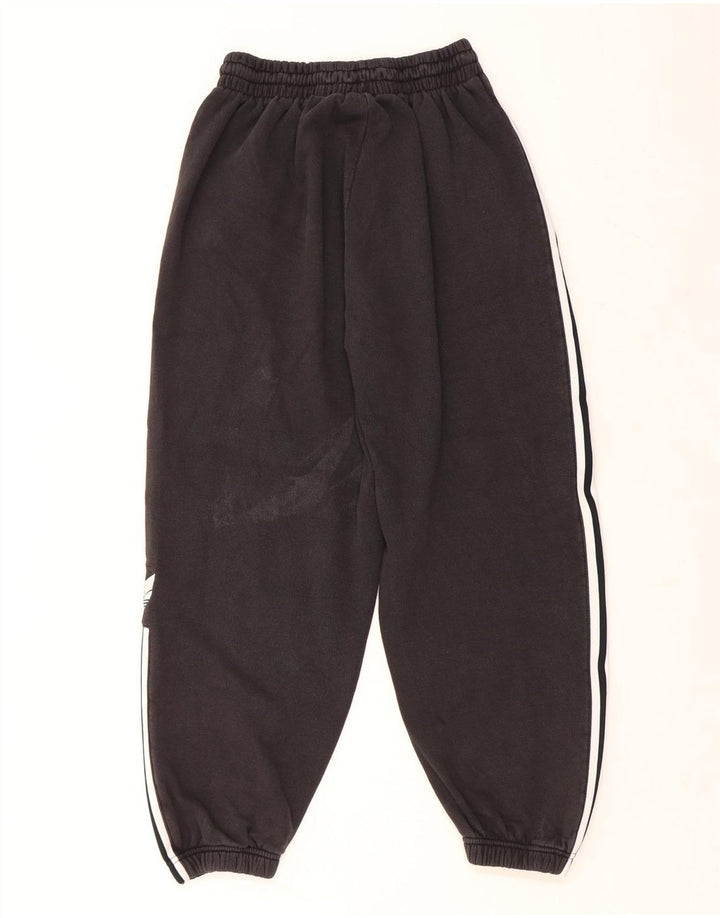 Pantaloni de trening pentru femei ADIDAS Joggeri UK 14 Bumbac mediu negru