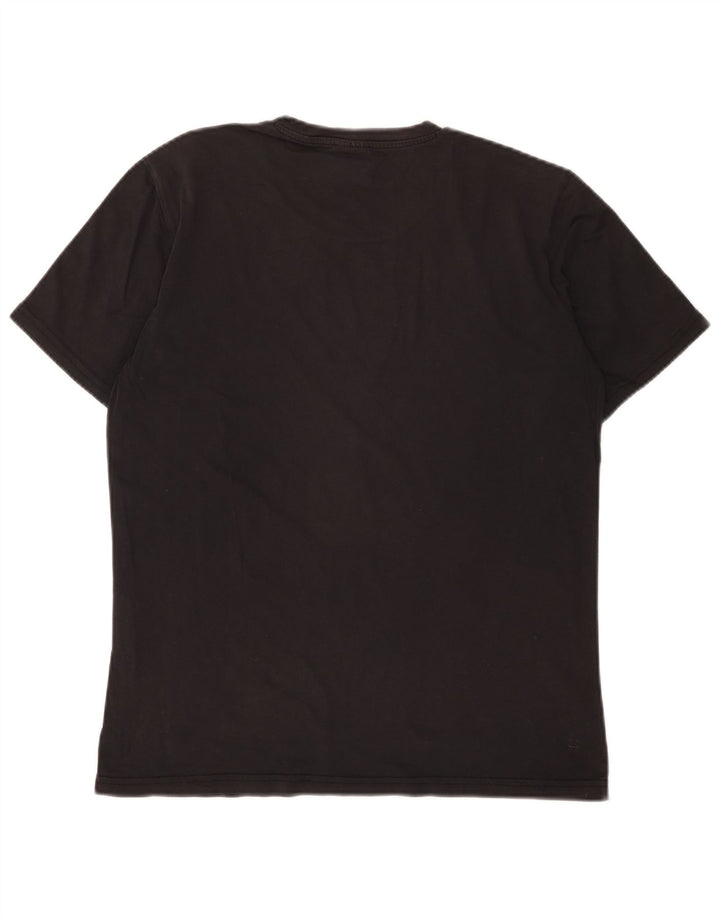 Tricou grafic pentru bărbați Champion Top mic bumbac negru