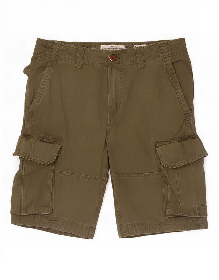 Pantaloni scurți cargo pentru bărbați Fat Face, mediu W32, bumbac verde