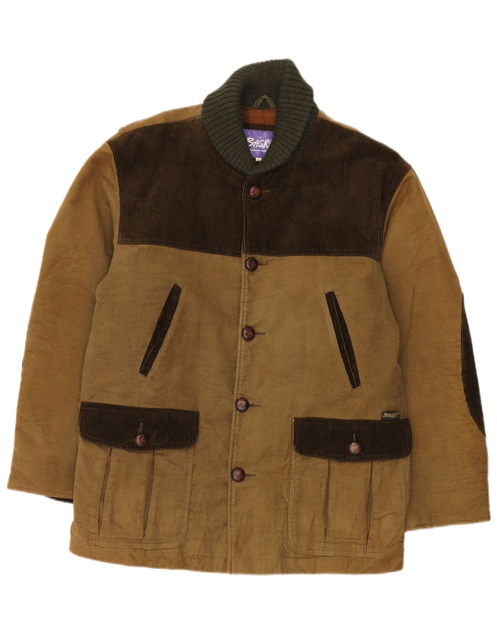 Jachetă vintage pentru bărbați IT 48 Medium Bej Colorblock