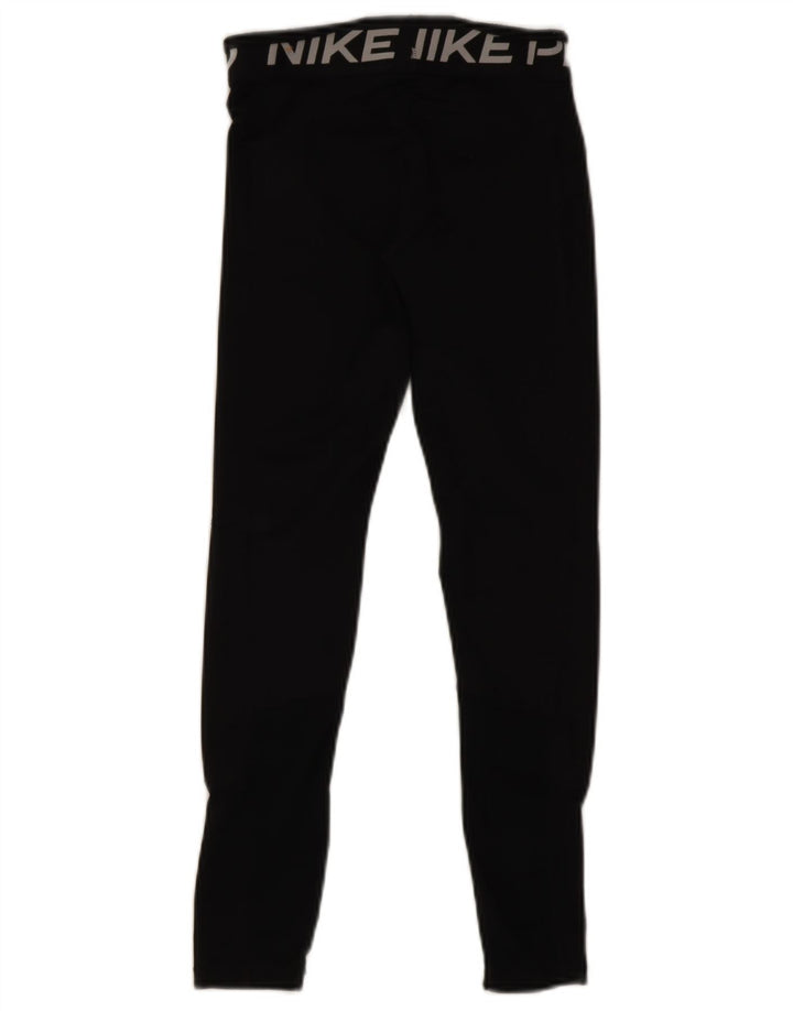 Leggings Nike Dri Fit Graphic pentru femei UK 14 Poliester negru mare