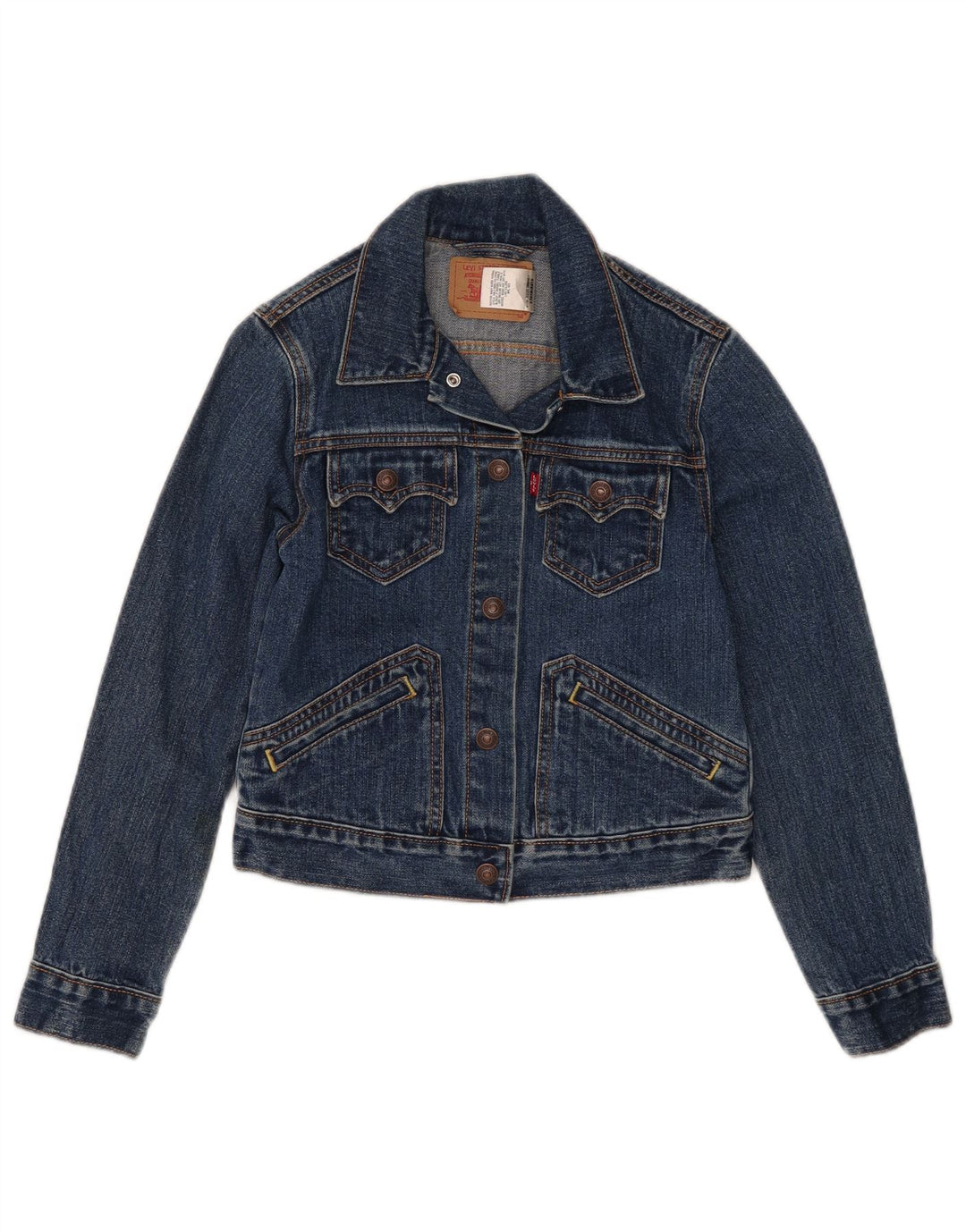 Geaca Levi's Fete Denim 7-8 Ani Mare Bumbac Albastru