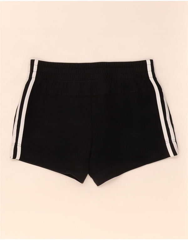 Pantaloni scurți sport Adidas pentru femei UK 8/10 Small Black Bumbac