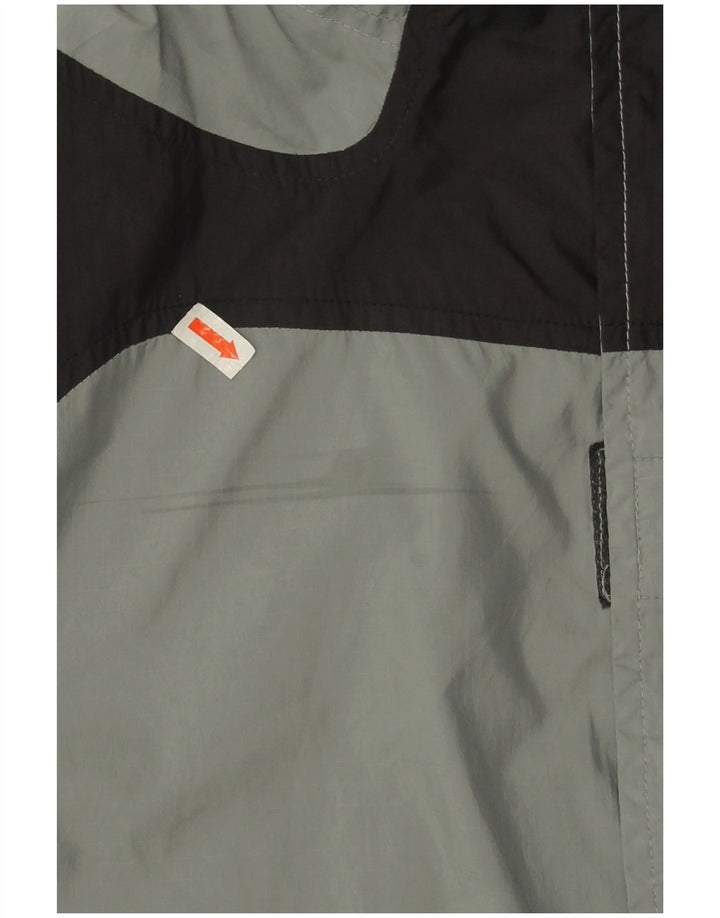 Jachetă de ploaie pentru bărbați Adidas UK 40, mare, gri, poliester color bloc