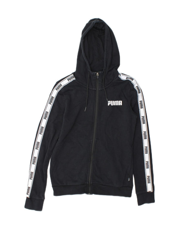 Pulover Puma Graphic Zip pentru femei UK 6 XS Bleumarin Colorblock