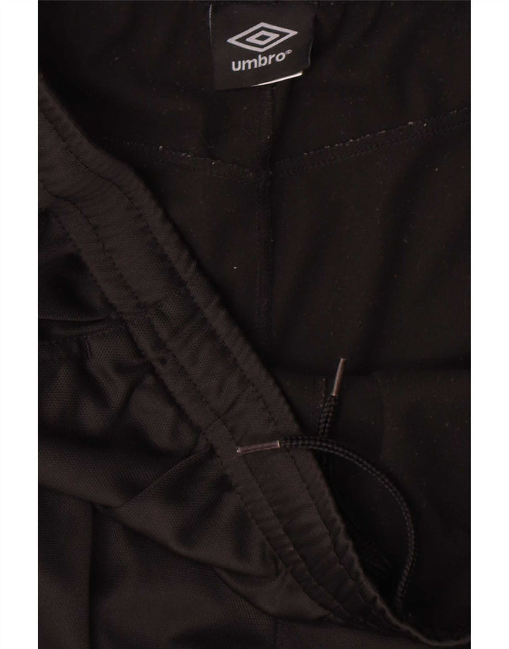 Umbro Pantaloni de trening pentru bărbați Joggeri mari, negru, poliester color bloc