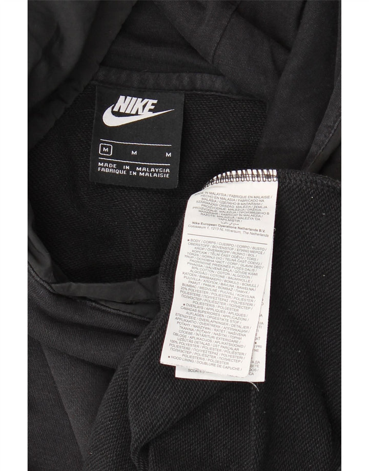 Pulover Nike Grafic pentru bărbați, bumbac mediu negru
