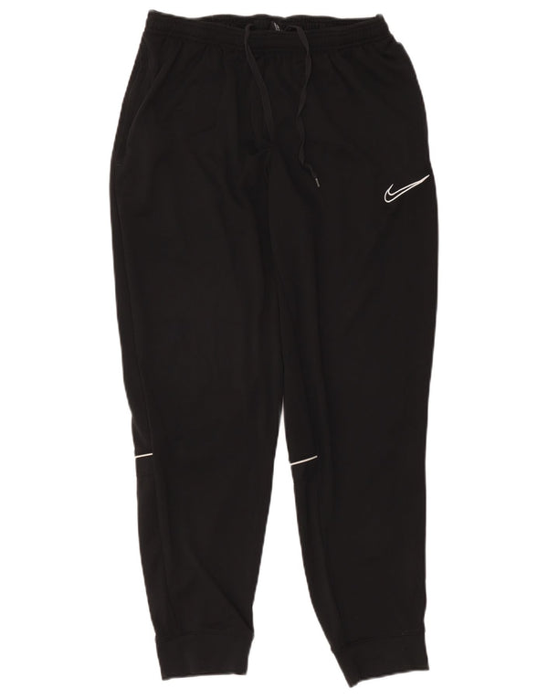 Pantaloni de trening Nike Dri Fit pentru femei Pantaloni de jogging UK 14 Poliester negru mare