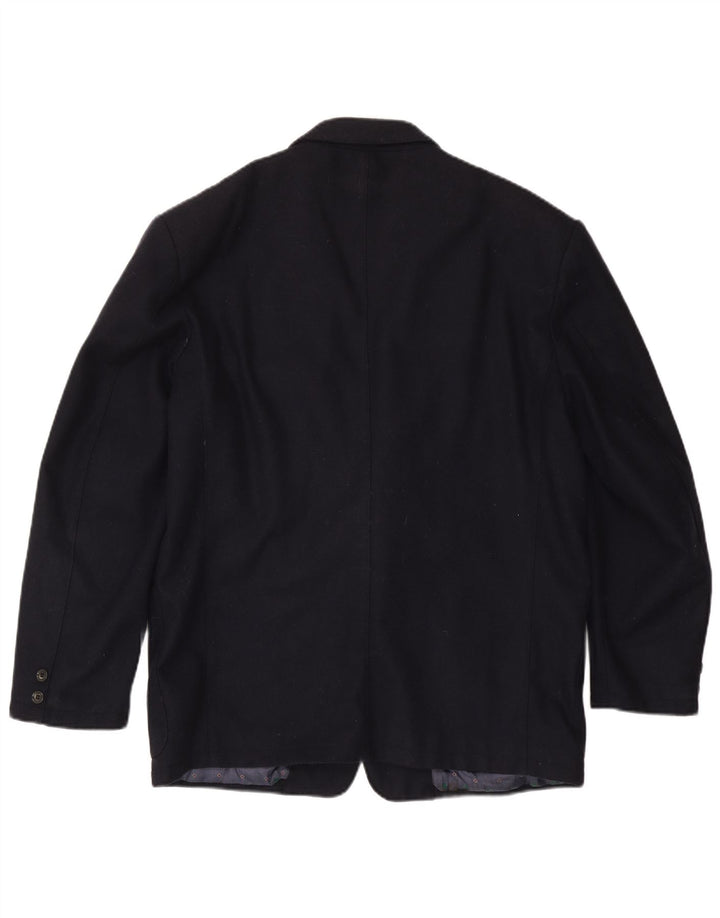 Jachetă pentru bărbați Carrera cu 2 nasturi UK 42 XL Lână bleumarin