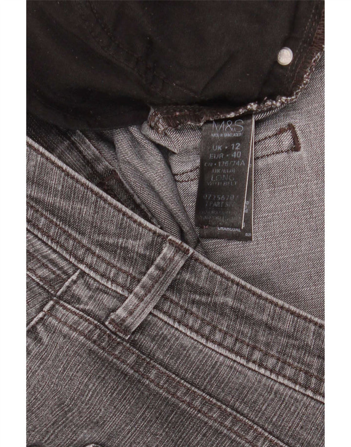 Blugi Bootcut pentru femei Marks & Spencer UK 12 Medium W30 L34 Bumbac gri