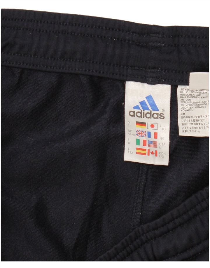 Pantaloni de trening ADIDAS pentru bărbați Marea Britanie 44/46 Poliester mare bleumarin