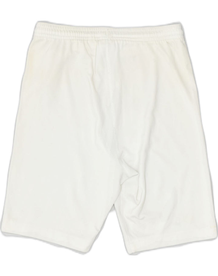 ADIDAS Mens Sport Shorts UK 32 XS Off White Polyester | Vintage | Thrift | Second-Hand | Used Clothing | Messina Hembry 