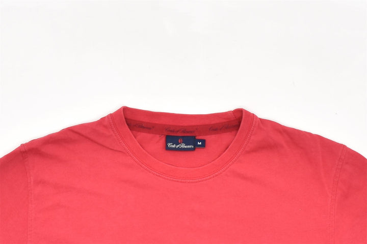 CONTE OF FLORENCE Mens Graphic T-Shirt Top Medium Pink | Vintage | Thrift | Second-Hand | Used Clothing | Messina Hembry 