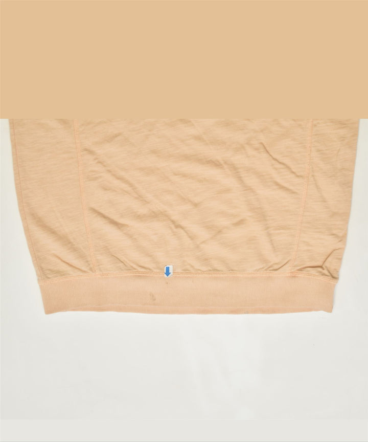 FAT FACE Mens Top Long Sleeve Small Beige Cotton | Vintage | Thrift | Second-Hand | Used Clothing | Messina Hembry 